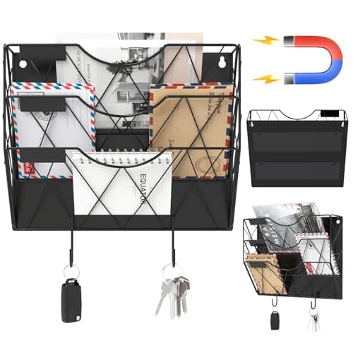 Patvingot Wall File3 Magnetic Organizer 3-Tier