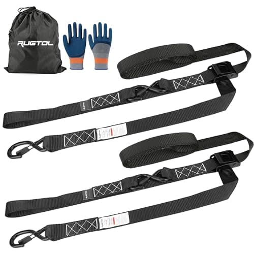 Rugtol Motorcycle Tie Down Straps 2 Pack