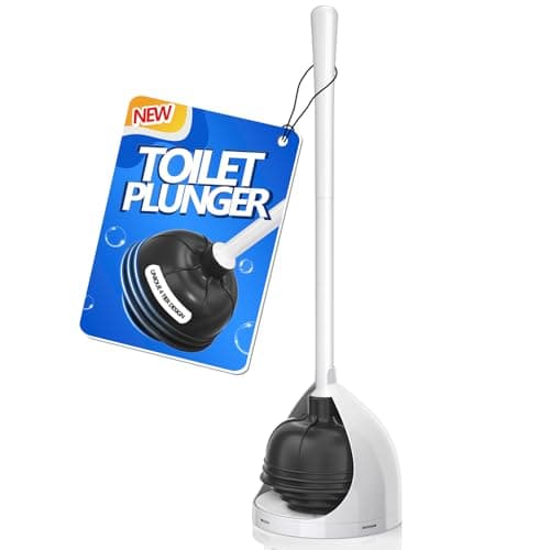 Uptronic Toilet Plunger with Holder