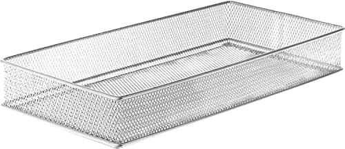 YBM HOME Silver Mesh Drawer Organizer 1591s