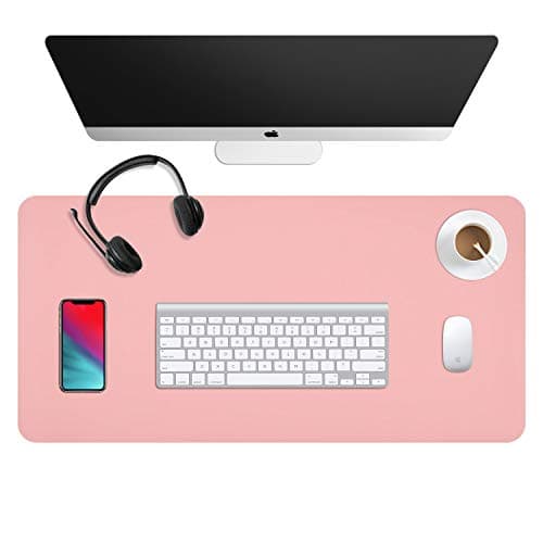 WAYBER Dual Sided Leather Desk Pad