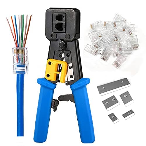 Petechtool Pro RJ45 Ethernet Crimping Tool Set