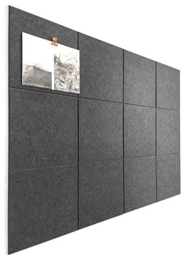 Decorita DECORITA221121DG Black Cork Board 12-Pack