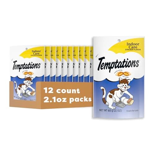Temptations Indoor Care Cat Treats, 12-Pack