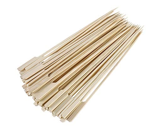 Gmark 12-Inch Bamboo Paddle BBQ Skewers 100pc