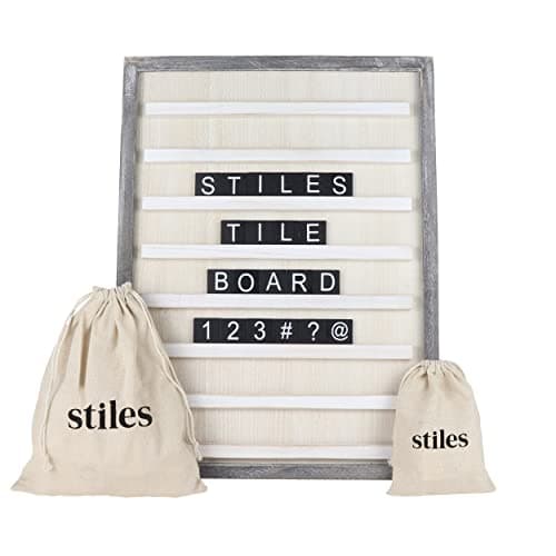 Stiles Tile Letter Board Sign Set 23'x17'