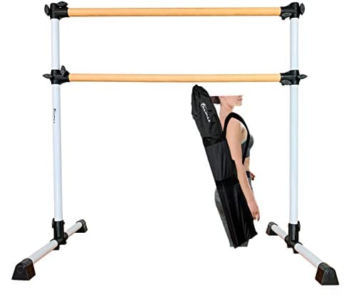 Marfula 4 Ft Beechwood Portable Ballet Barre