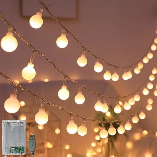 Loftolmea 80 LED Globe String Lights