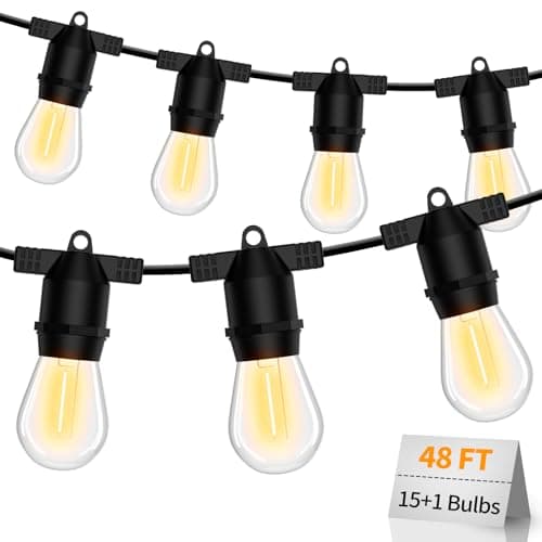 Alitade S14 48FT LED Outdoor String Lights