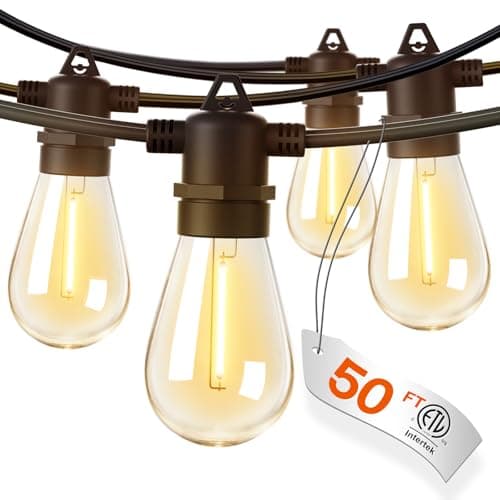 Addlon 50FT LED Outdoor String Lights