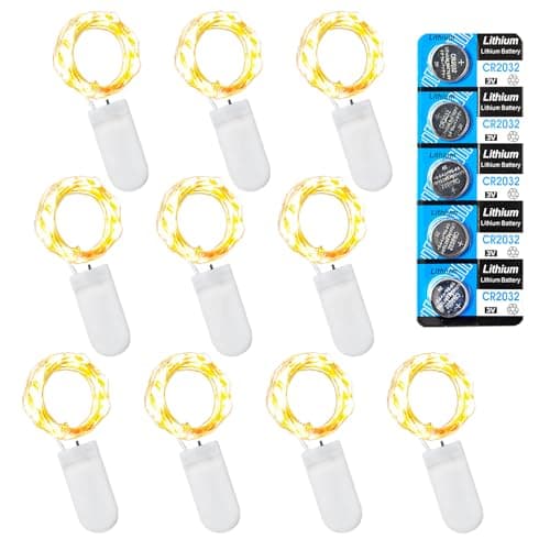 Etinga 10 Pack Warm White Fairy Lights