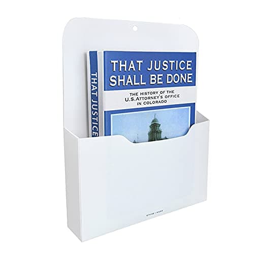 Marbrasse White Holder Magnetic File Organizer 1 Pack