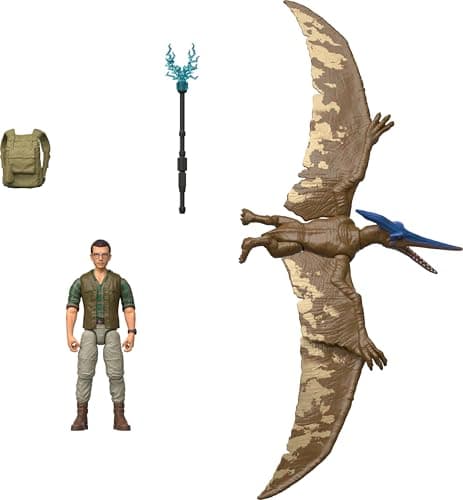 Mattel Jurassic World Rebirth Dr. Loomis & Pteranodon