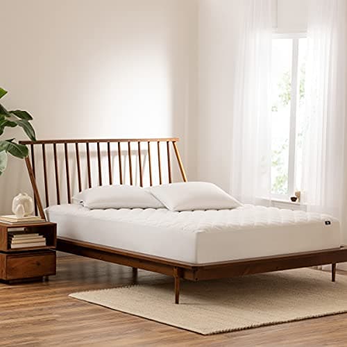 Serta Power Clean Waterproof Mattress Pad Full White
