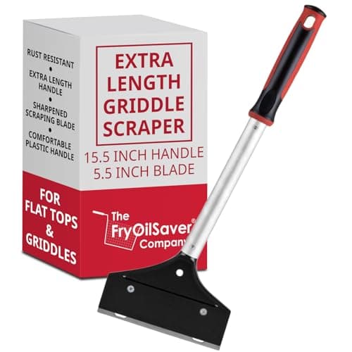 FryOilSaver Co. 90018 Flat Top Griddle Scraper