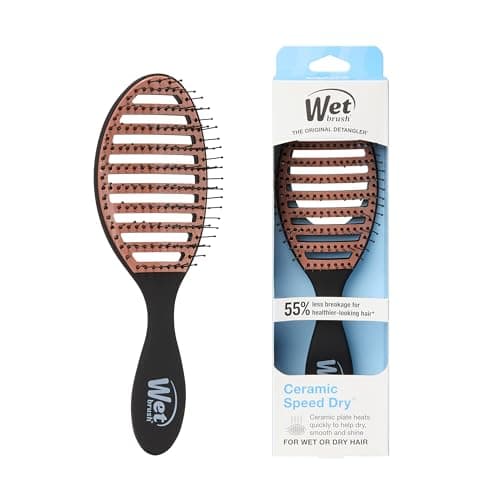 Wet Brush Ceramic Speed Dry Black Hair Brush