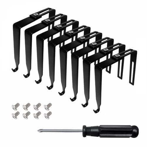 Rindow RINDOW-001 Adjustable Cubicle Hooks (8)
