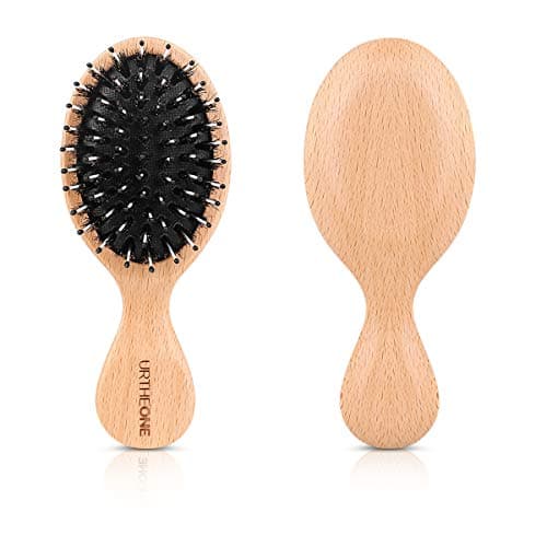 URTHEONE Mini Boar Bristle Hairbrush