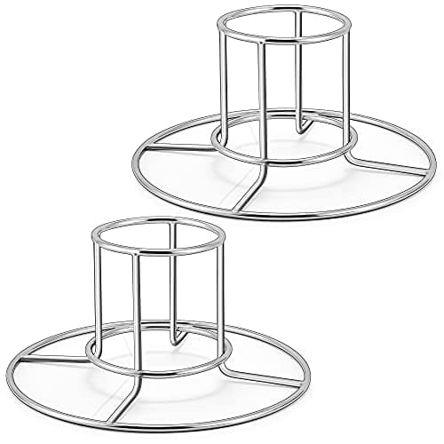 TeamFar 2-Pack Beer Can Chicken Rack Stand