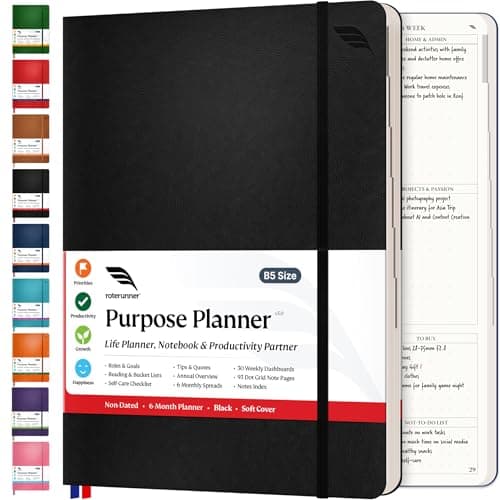 Roterunner Balance B5 Productivity Planner