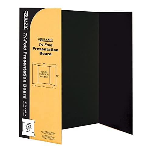 Bazic 5034 Tri-Fold Presentation Board