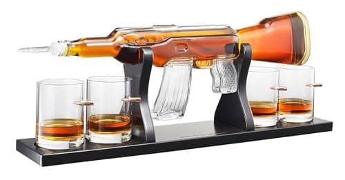 The Wine Savant AK47 Gun Decanter Set