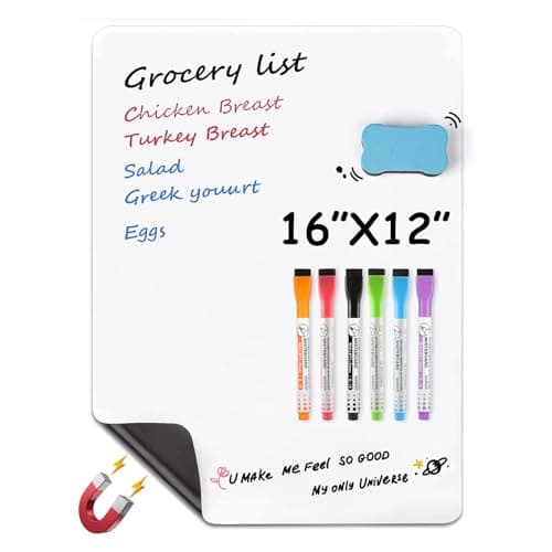 MaxGear Magnetic Whiteboard-L Dry Erase Board