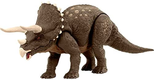 Mattel Jurassic World Habitat Defender Triceratops Figure