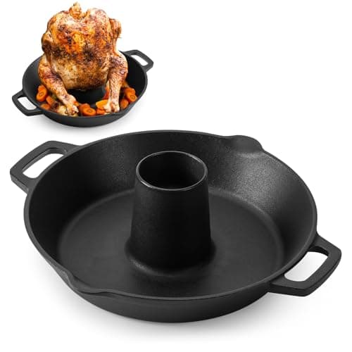 Onlyfire Chef Cast Iron Chicken Roaster SKPJ-LZ10027CS1