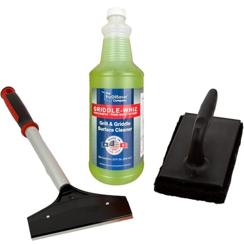 FryOilSaver Griddle-Whiz 3-Piece Grill Cleaning Kit