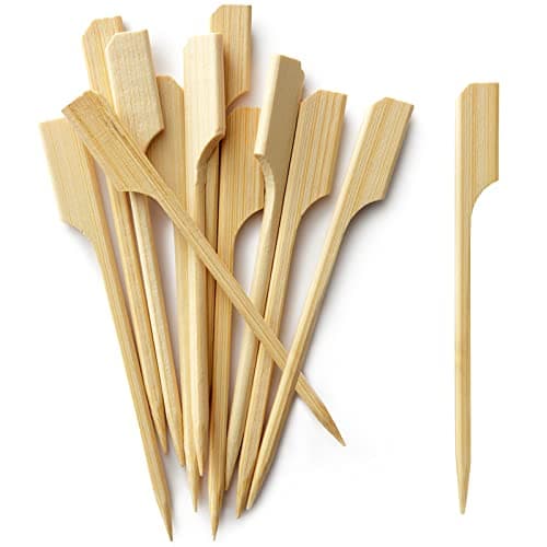 BLUE TOP 300 Bamboo Paddle Skewers 3.5 Inch