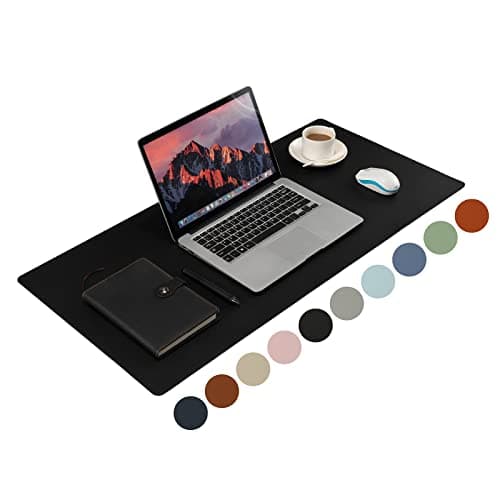 Wolaile 36x17 inch Leather Desk Pad