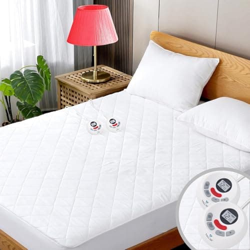 Valuxe Quilted Zone Heated Mattress Pad Queen