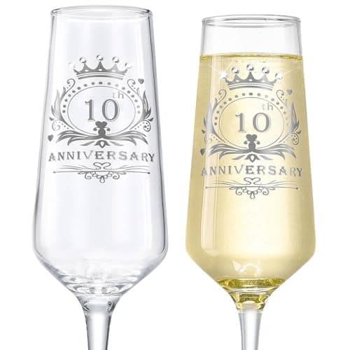 Roxburgh JNCF2 10th Anniversary Champagne Flutes