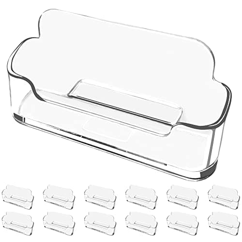 Vrupin 8-Pack Acrylic Business Card Holder