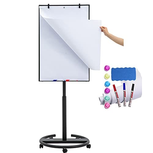 DexBoard DEX-RB3624-BK Magnetic Mobile Easel