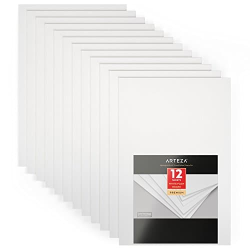 Arteza Premium Foam Board 12-Pack