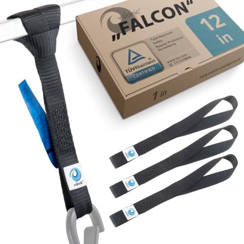 Valonic Falcon Soft Loop Tie-Down Straps 4-Pack