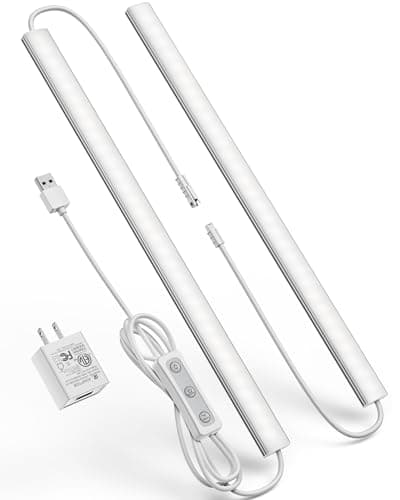 Vovamo 2-Piece Dimmable Under Cabinet LED Lights