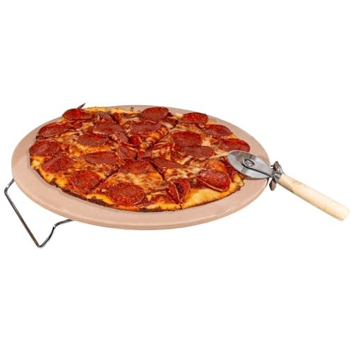 Classic Cuisine 15-Inch Pizza Stone Kit