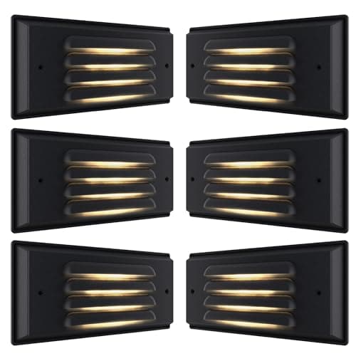 Sunco Lighting 6-Pack LED Bronze Step Lights