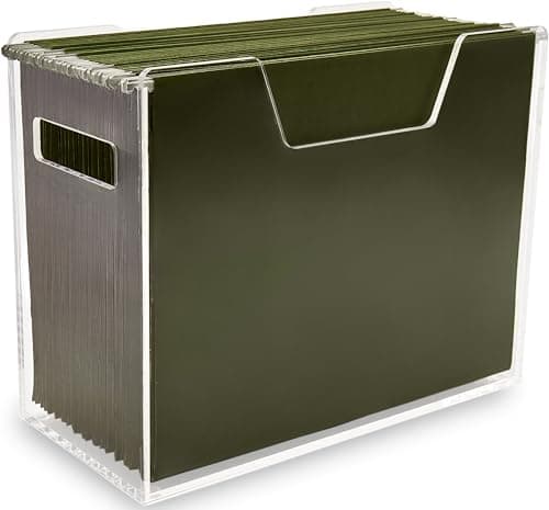 Meicloud Acrylic File Organizer Box