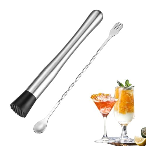 Rukinovi Cocktail Muddler and Spoon Set