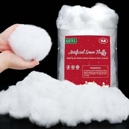 QZYL SnowF-1 Fluffy Fake Snow 1LB