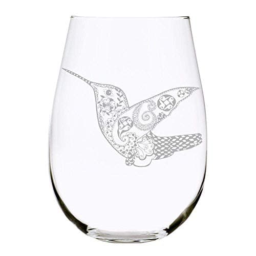 Laser Cut Rim Wine Glasses