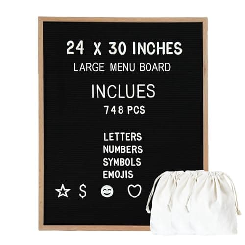 Trendarti Menu Board Large Letter Board