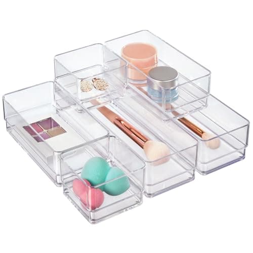 STORi SimpleSort Drawer Organizer Bins 6 pc Set