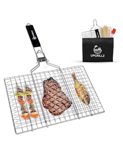 UPGRILLZ P01 Fish and Veggie Grill Basket Set
