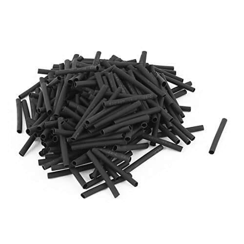 Uxcell 280pcs Heat Shrink Tubing Black