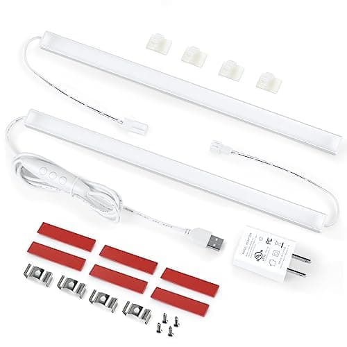 Litever 2-Piece LED Under Cabinet Light Kit